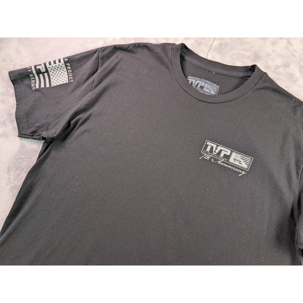 Til Valhalla Project Mens 7th Anniversary Graphic T-Shirt Black Large TVP
